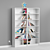 Festive Bookshelf Tree 3D model small image 2