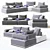Kingstone Modular Sofa Set 3D model small image 1