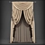 Polys 348253 Verts 353161 Curtain 3D model small image 1