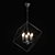 Modern Cage Pendant Light 3D model small image 2