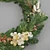Golden Hydrangea Christmas Garland: Festive Holiday Decor 3D model small image 2