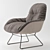 Leya Lounge Chair: Sleek and Stylish 3D model small image 1