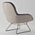 Leya Lounge Chair: Sleek and Stylish 3D model small image 2