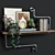 Industrial Pipe Double Shelf by Restoration Hardware 3D model small image 1