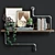 Industrial Pipe Double Shelf by Restoration Hardware 3D model small image 2