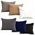 Cozy Home Decor Pillows 3D model small image 1