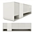 Elegant Hampden Media Console 3D model small image 1