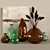 Zara Home Asymmetric Bottles: Stylish Decor for Every Space 3D model small image 2