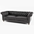 Luxurious Chesterfield Sofa 3D model small image 1