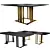 Modern Meridiani Tables for Urban Spaces 3D model small image 1