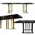 Modern Meridiani Tables for Urban Spaces 3D model small image 2