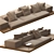 Luxury Dock Sofa: Stylish Elegance 3D model small image 2