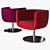 Modern Luxury Armchair: Tulip Sixty 3D model small image 1