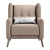 Aneto Gala Armchair - Stylish and Comfortable 3D model small image 3