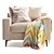 Sloan Fabric Armchair: Stylish and Comfortable 3D model small image 2