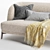 Luxurious Velvet Sofa by Novamobili 3D model small image 3