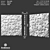 Arabesco Panel 1215: Exquisite Eastern Gypsum Panel 3D model small image 4