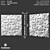 Arabesco Panel 1215: Exquisite Eastern Gypsum Panel 3D model small image 5