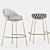 Modern Paula Rosales Nest Bar Stool 3D model small image 4