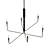 Crate & Barrel Clive 6-Arm Chandelier: Elegant Lighting Marvel 3D model small image 4