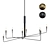 Elegant Clive 8-Arm Chandelier: Timeless Beauty 3D model small image 1