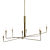 Elegant Clive 8-Arm Chandelier: Timeless Beauty 3D model small image 2