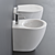 Bull 500 | Ceramic WC & Bidet 3D model small image 2