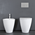 Bull 500 | Ceramic WC & Bidet 3D model small image 3