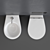 Bull 500 | Ceramic WC & Bidet 3D model small image 4