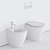 Bull 500 | Ceramic WC & Bidet 3D model small image 5