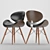 Cassie Mid-Century Dining Chair 3D model small image 1