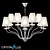 Armando Modern Chrome Chandelier 3D model small image 1