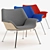 Modern Herman Miller Swoop Lounge Chair 3D model small image 1