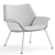 Modern Herman Miller Swoop Lounge Chair 3D model small image 4