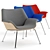 Modern Herman Miller Swoop Lounge Chair 3D model small image 6