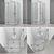 Radaway Essenza: Stylish Shower Enclosures and Doors 3D model small image 2