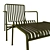 Stylish Hay Palissade Lounge Chair Set 3D model small image 2