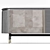 Elegant Andromeda Sideboard: Gray Oak with Ecomarmo 3D model small image 4