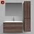 Aqua Rodos Accent Bathroom Furniture 3D model small image 1