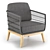 Handwoven Kenton Armchair 3D model small image 2