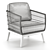 Handwoven Kenton Armchair 3D model small image 5