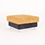 Stylish Ottoman: Versatile Functionality 3D model small image 1