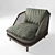 Modern Green Chair with 3ds Max 2015 & Corona Renderer 3D model small image 3