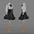 3ds Max Marvelous Designer Evening Dress 3D model small image 2