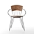 Stylish Turkish Chair: Vivense 3D model small image 2