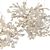 GINKGO C/117 Porcelain Chandelier 3D model small image 2