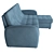Blom Corner: Modern Corner Sofa with Sleeper 3D model small image 2