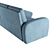 Blom Corner: Modern Corner Sofa with Sleeper 3D model small image 6