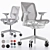 Ergonomic Low-Back Cosm Chair 3D model small image 1