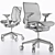 Ergonomic Low-Back Cosm Chair 3D model small image 4